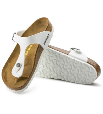 Birkenstock Gizeh Birko-Flor witte sandalen