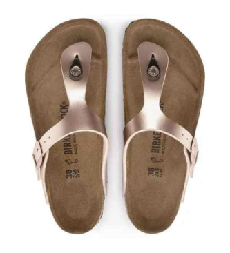 Birkenstock Gizeh Birko-Flor bronze Sandalen