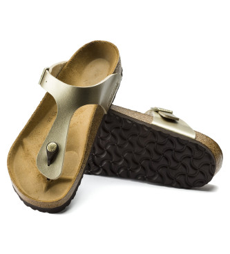 Birkenstock Gizeh Birko-Flor gold sandals