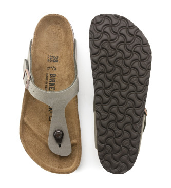 Birkenstock Gizeh Birko-Flor stone sandals