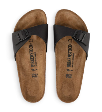 Birkenstock Sandales Madrid (Ajustement Régulier) noir