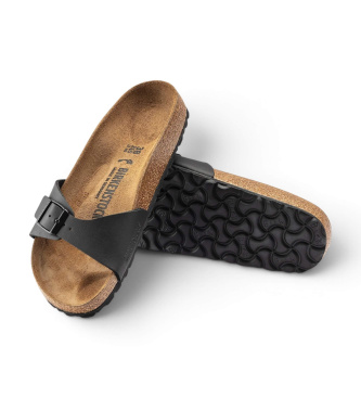 Birkenstock Sandales Madrid (Ajustement Régulier) noir