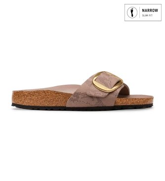 Birkenstock Sandali Madrid Big Buckle (Vestibilità Stretta) taupe