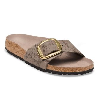 Birkenstock Sandali Madrid Big Buckle (Vestibilità Stretta) taupe