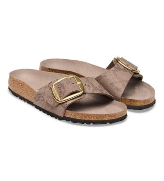 Birkenstock Sandali Madrid Big Buckle (Vestibilità Stretta) taupe