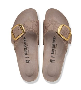 Birkenstock Sandali Madrid Big Buckle (Vestibilità Stretta) taupe