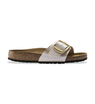 Birkenstock Sandals Madrid Big Buckle pearl white
