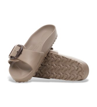 Birkenstock Sandali Madrid Big Buckle EVA (Ozek model) sivo-rjava barva taupe