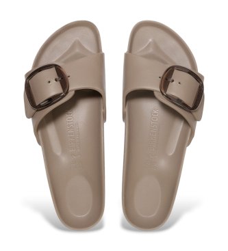 Birkenstock Sandali Madrid Big Buckle EVA (Ozek model) sivo-rjava barva taupe
