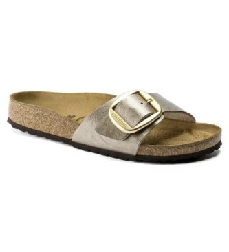 Birkenstock Madrid Gro�e Schnalle Taupe Sandalen