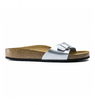 Birkenstock Sandały Madrid srebrne