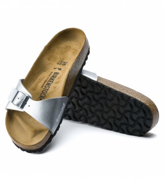 Birkenstock Sandalias Madrid plateado