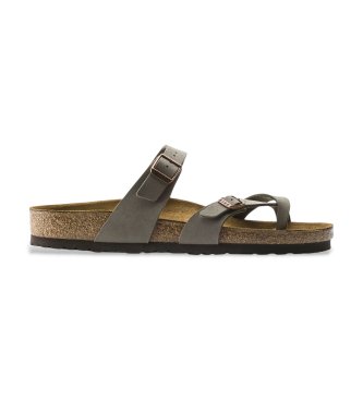 Birkenstock Sandali Mayari Birkibuc (Vestibilità Regolare) pietra