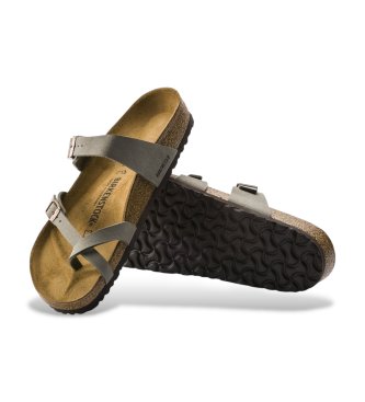 Birkenstock Sandali Mayari Birkibuc (Vestibilità Regolare) pietra