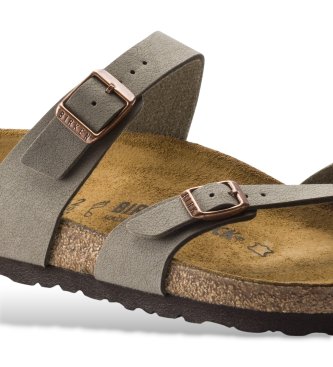 Birkenstock Sandali Mayari Birkibuc (Vestibilità Regolare) pietra