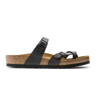 Birkenstock Mayari Birko-Flor sandalen zwart