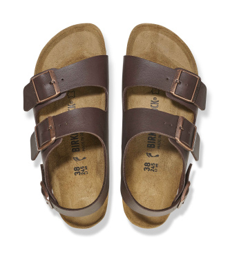 Birkenstock Milano Birko-Flor Sandals (Narrow Fit) brown