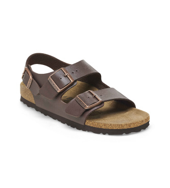 Birkenstock Milano Birko-Flor Sandals (Narrow Fit) brown
