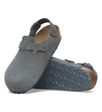 Birkenstock Träskor i läder Tokio (Normal passform) grå