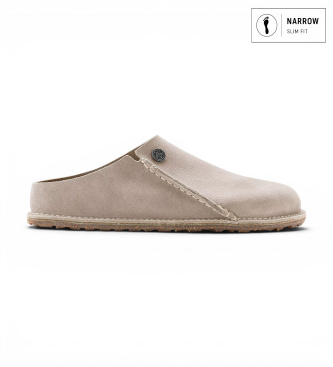 Birkenstock Zermatt Premium lædersko (smal pasform) beige