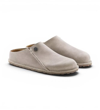 Birkenstock Sapatilhas de Pele Zermatt Premium (Ajuste Regular) bege