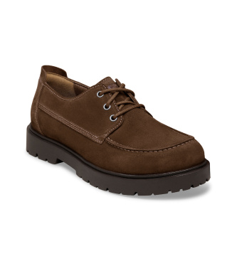 Birkenstock Zapatos de Piel Highwood Moc (Ajuste Regular) marrón