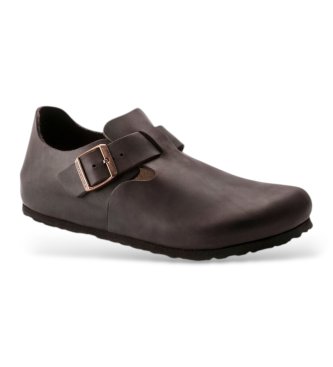 Birkenstock London Leather Shoes (Narrow Fit) tobacco brown