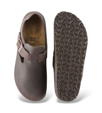 Birkenstock London Leather Shoes (Narrow Fit) tobacco brown