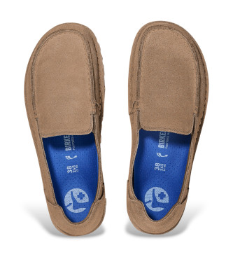 Birkenstock Sapatos de Couro Utti (Ajuste Regular) castanho