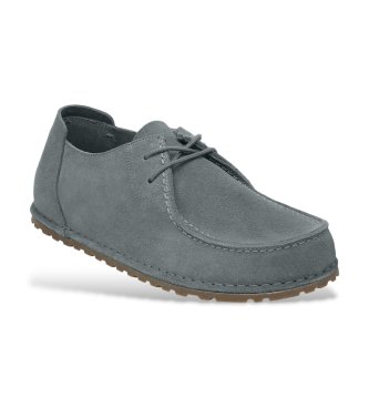 Birkenstock Leder-Schuhe Utti Lace (Regular Fit) grau