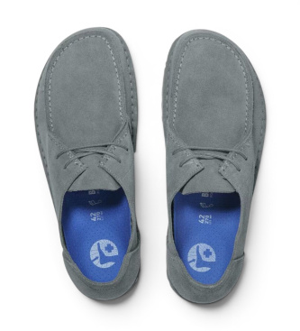 Birkenstock Läderskor Utti Lace (Normal passform) grå