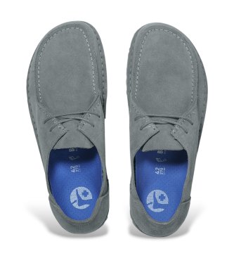 Birkenstock Leder-Schuhe Utti Lace (Regular Fit) grau