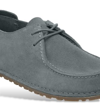 Birkenstock Leder-Schuhe Utti Lace (Regular Fit) grau