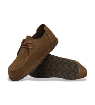 Birkenstock Zapatos de Piel Utti Lace (Ajuste Regular) marrón