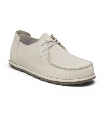 Birkenstock Skórzane buty Utti Lace (Standardowe dopasowanie) w kolorze złamanej bieli