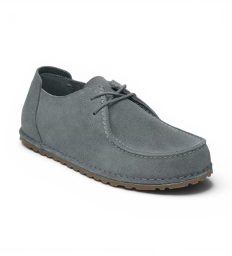 Birkenstock Läderskor Utti Lace (Normal passform) grå