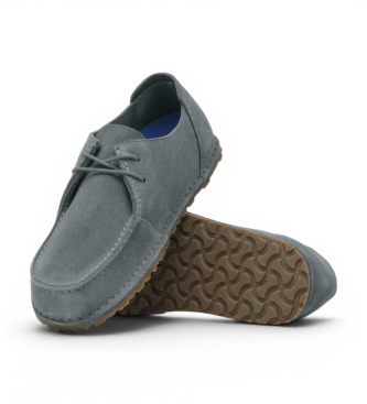 Birkenstock Läderskor Utti Lace (Normal passform) grå