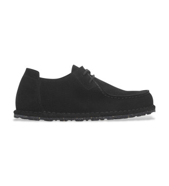 Birkenstock Scarpe Utti Lace in pelle nera