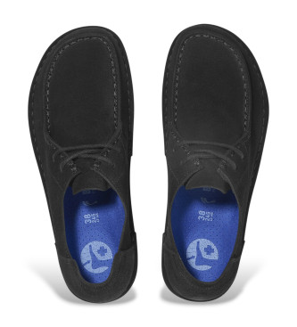 Birkenstock Scarpe Utti Lace in pelle nera