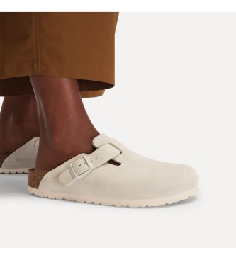 Birkenstock Træsko Boston (Smal pasform) off-white
