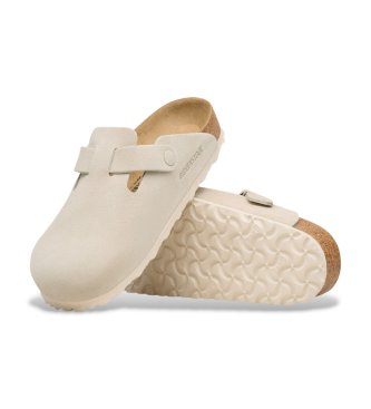 Birkenstock Træsko Boston (Smal pasform) off-white