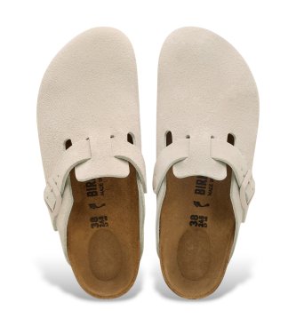 Birkenstock Træsko Boston (Smal pasform) off-white