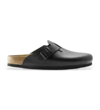 Birkenstock Klompen Boston Natuurlijk zwart