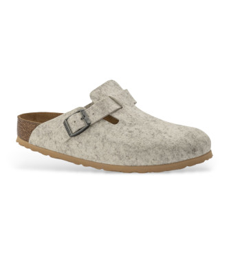 Birkenstock Boston Wool Clogs grey