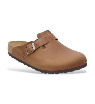 Birkenstock Trsko i lder Boston brun