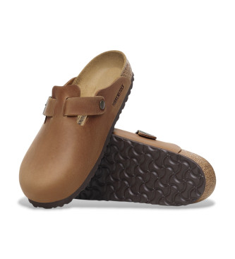 Birkenstock Trsko i lder Boston brun