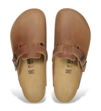 Birkenstock Trsko i lder Boston brun