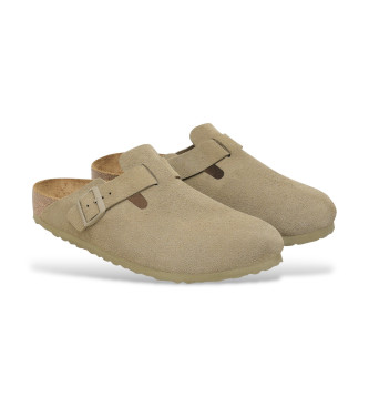 Birkenstock Boston Leather Clogs light brown