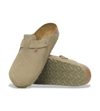 Birkenstock Boston Leather Clogs light brown