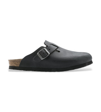 Birkenstock Boston Leather Clogs black